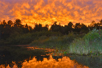 Sky on Fire, Jones Brook, Minerva