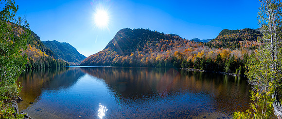 Lower Ausable Lake Pano, Fall 6