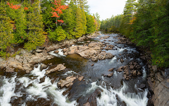 Hulls Falls Above the Bridge
