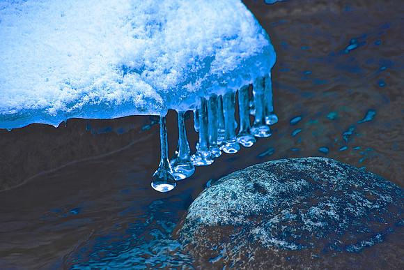Ice Formation, Boquet River, North Hudson 2