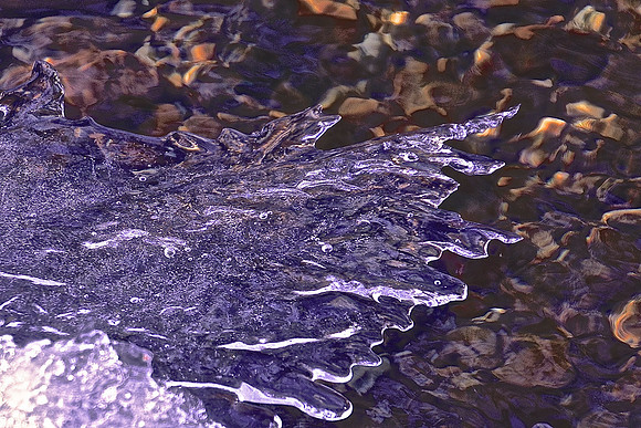 Ice Formation, Schroon River, North Hudson 2