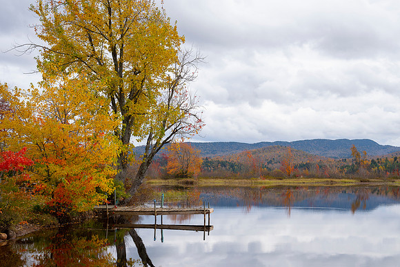 Raquette River Walkout Dock, Tupper Lake