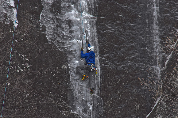 Ice Climbers, Chapel Pond, Keene Valley 3