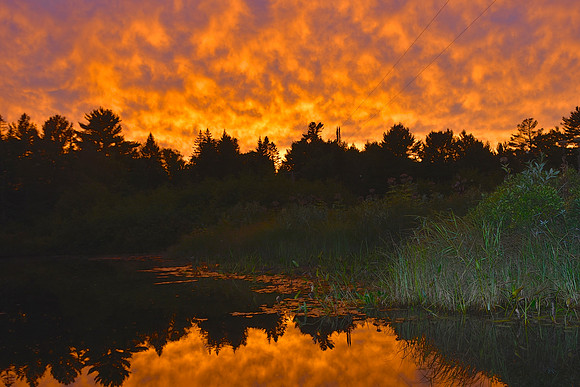 Sunset, Jones  Brook, Minerva