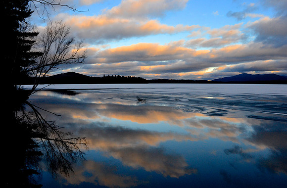 Sunsets, Upper Saranac Lake, Santa Clara