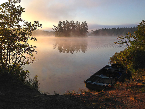 Follensby Clear Pond Sunrise, Santa Clara