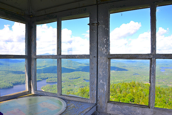 Goodnow Mountain Fire Tower, Newcomb 1