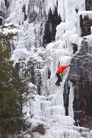 Ice Climbers, Chapel Pond, Keene Valley 1