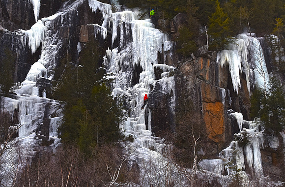 Ice Climbers, Chapel Pond, Keene Valley 4
