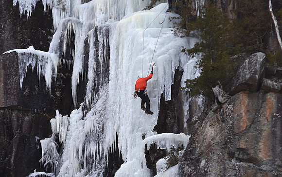 Ice Climbers, Chapel Pond, Keene Valley 8