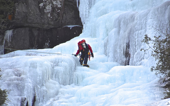 Ice Climbers, Chapel Pond, Keene Valley 10