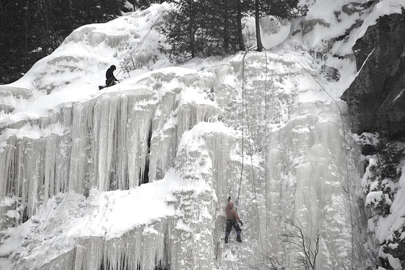 Ice Climbers, Chapel Pond, Keene Valley 12