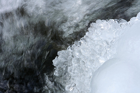 Ice Formation, Blue Ridge Falls, North Hudson