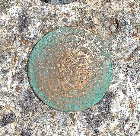 Summit Marker, Mounnt Marcy