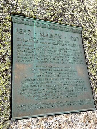 Summit Plaque, Mount Marcy 1
