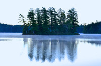 Follensby Clear Pond Island, Early Morning, Santa Clara