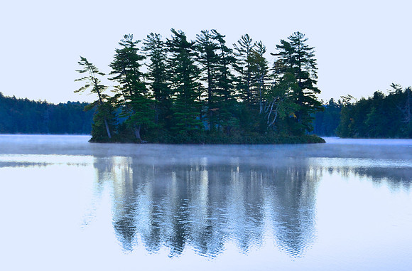 Follensby Clear Pond Island, Early Morning, Santa Clara