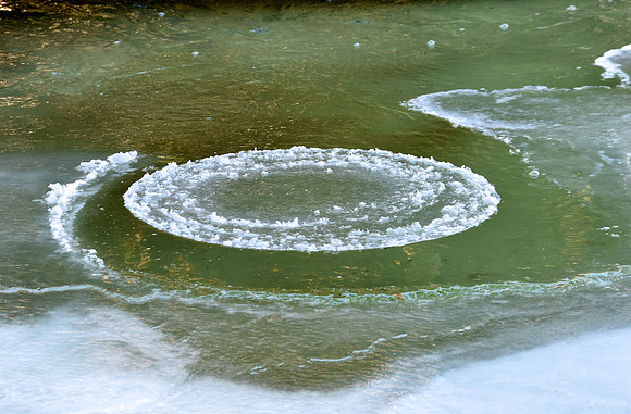 Spinning Ice Disk, Boquet River, Keene Valley 2