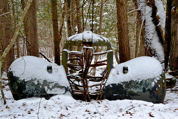 Old Truck, Trail to Cheney Pond, Hoffman Wilderness, Schroon Lake