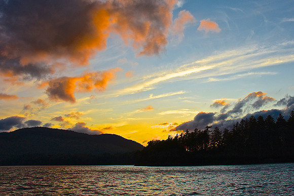 Sunset, Long Lake