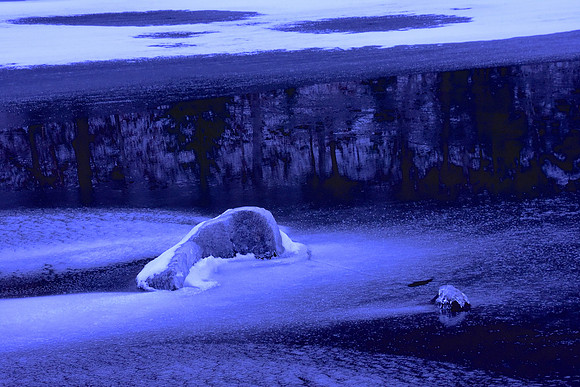 Ice Formation, North Cascade Lake