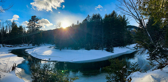 Schroon River on Curve, North Hudson