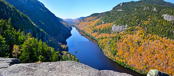 Lower Ausable Lake, Fish Hawk Cliffs, Fall 2