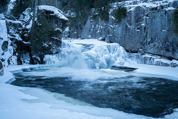 Glacial Cascade, West Branch Ausable River, Wilmington