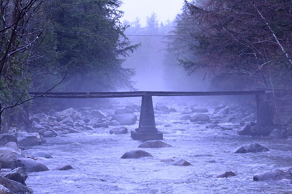 Bridge in the Fog, The Branch, North Hudson