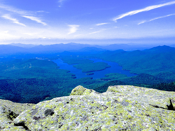 Whiteface Summit, View of Lake Placid