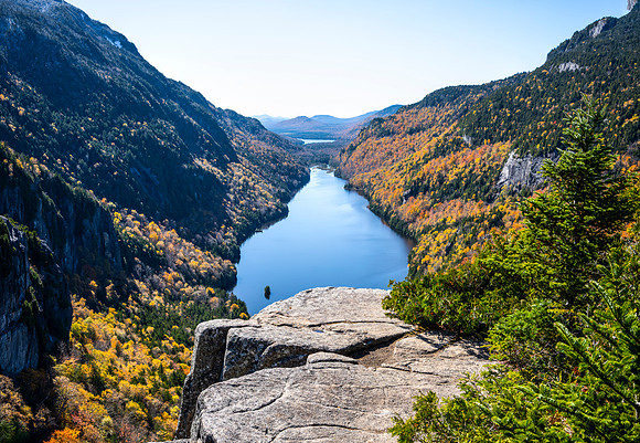 Lower Ausable Lake, Fish Hawk Cliffs, Fall 10