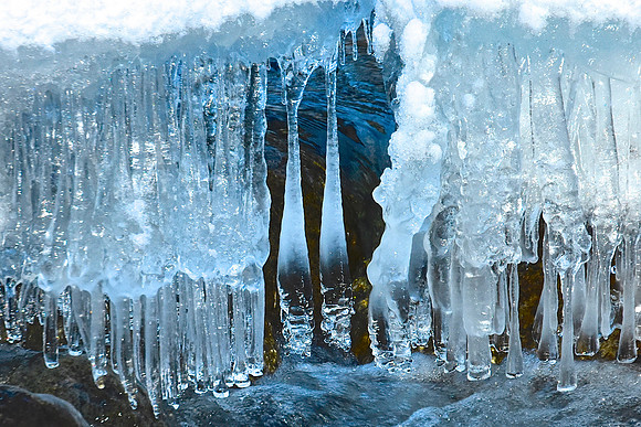 Ice Formation, Boquet River, North Hudson 1